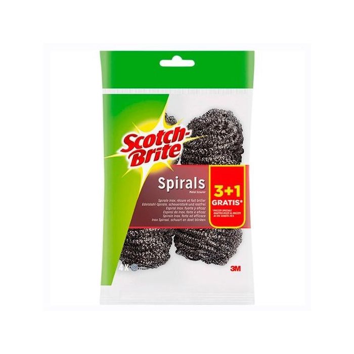 Scotch Brite Estropajo De Acero 3+1 Scotch Brite Estropajo De Acero 3+1