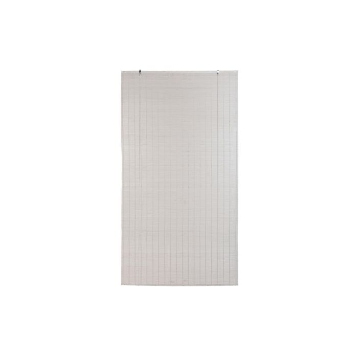 DKD Home Decor Estor Enrollable Oriental Blanco de Bambú de 120 cm de Ancho x 230 cm de Alto para Puertas 4