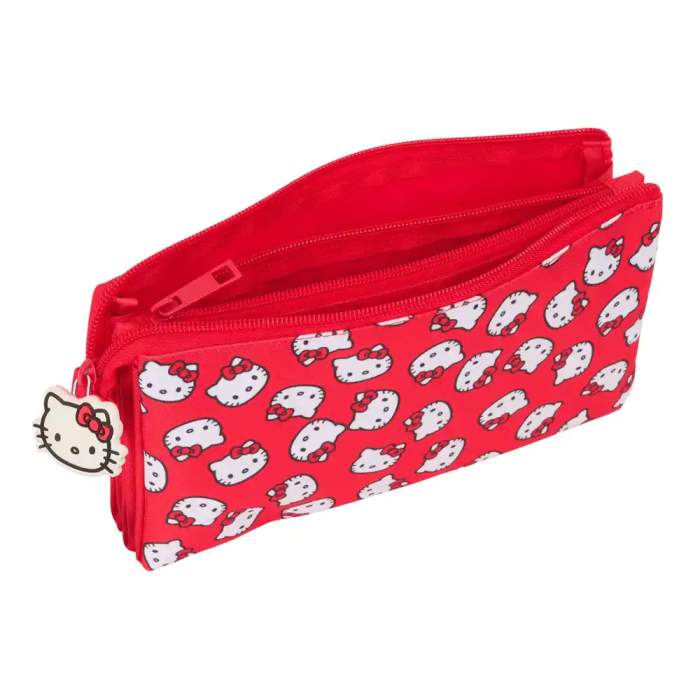Portatodo Hello Kitty Iconic Blanco Rojo 22 x 12 x 3 cm 2