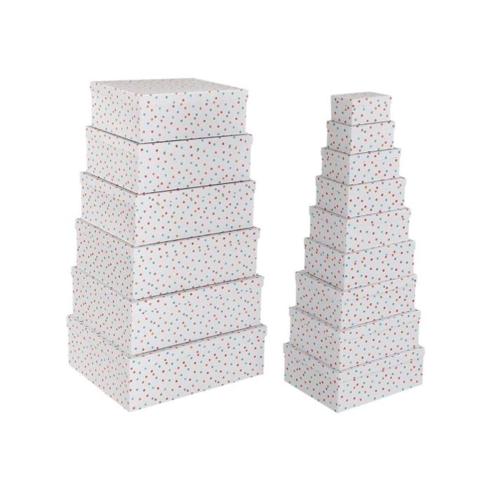 Juego de Cajas Decorativas Versa Cartón (15 Piezas) Juego de Cajas Decorativas Versa Cartón (15 Piezas)