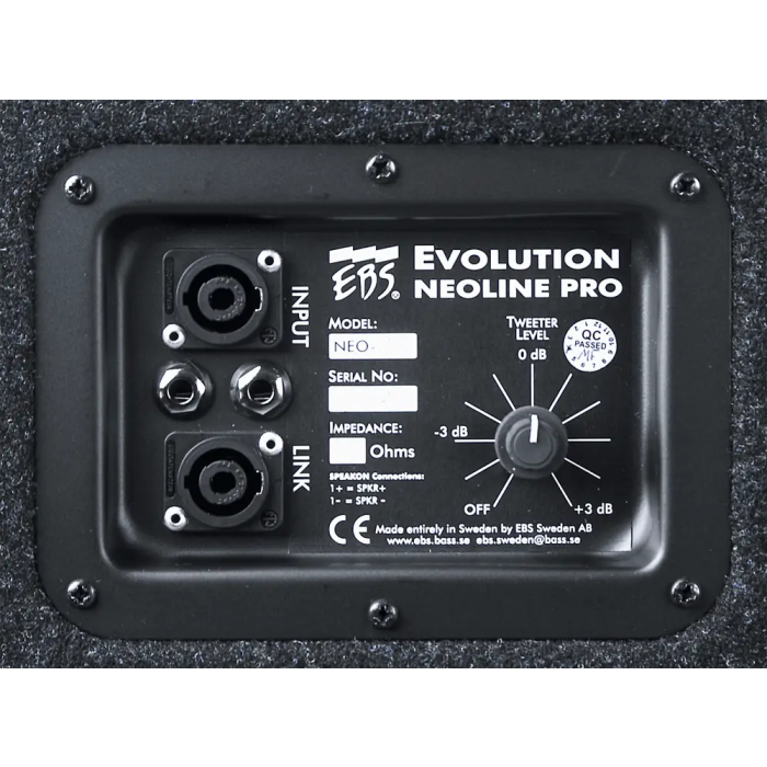 EBS Neo 4x10" Tweeter 4O - 1000W Pantalla Bajo 2