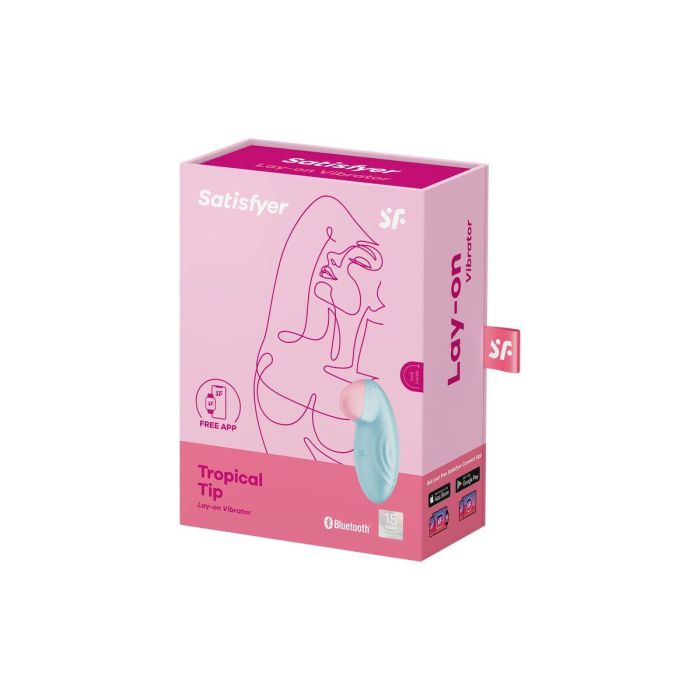 Vibrador Satisfyer Tropical Tip Light Azul 1