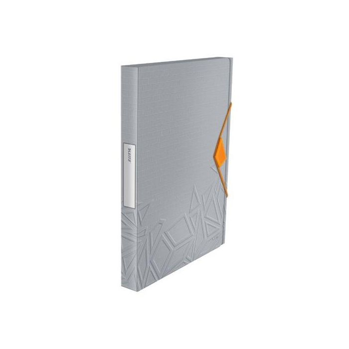 Carpeta De Proyectos Leitz Urban Chic Pp A4 Gomas 2,5 Cm Gris (Set de 5)