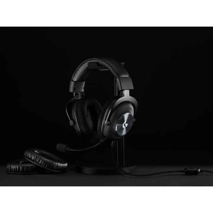 Logitech PRO X Gaming Headset con Base para Auriculares Inalámbrico Negro