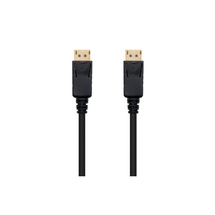 Nanocable 10.15.2301-L150 Cable DisplayPort 1.2 4K 60Hz Macho a Macho 1.5m Negro, Contactos Oro 24K y Cobre OFC Nanocable 10.15.2301-L150 Cable DisplayPort 1.2 4K 60Hz Macho a Macho 1.5m Negro, Contactos Oro 24K y Cobre OFC