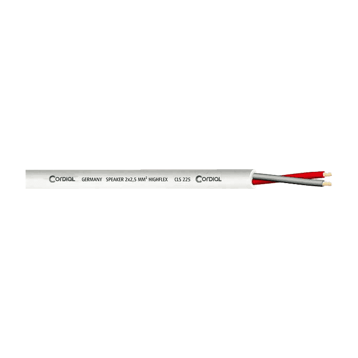 Bobina Cable Altavoz 2 X 2,5 Mm² 100 M Blanco 1 Bobina Cable Altavoz 2 X 2,5 Mm² 100 M Blanco 1