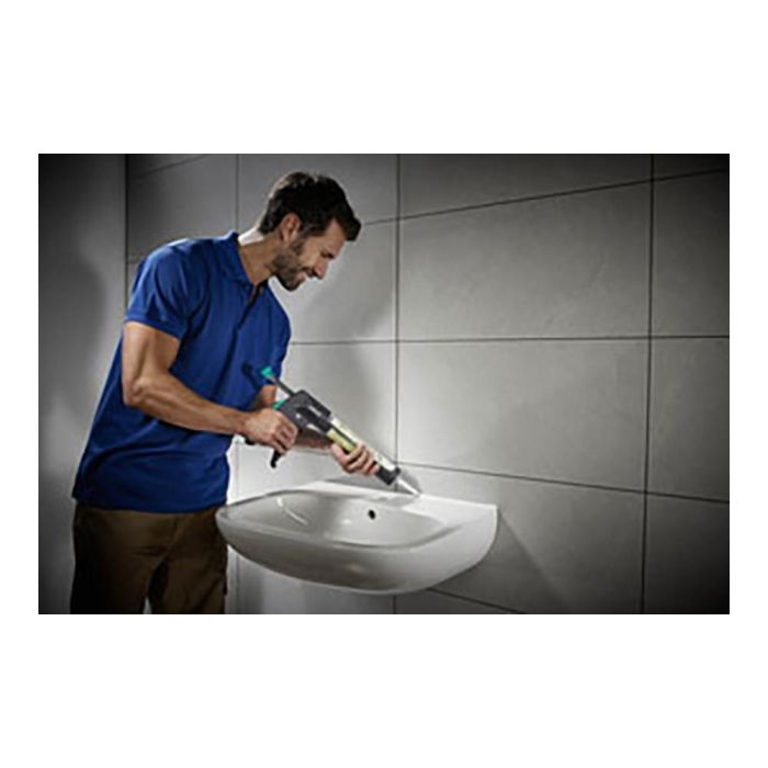 Wolfcraft Pistola selladora Mg 600 pro, profesional/doméstico, metal/PVC, negro/verde 1 Wolfcraft Pistola selladora Mg 600 pro, profesional/doméstico, metal/PVC, negro/verde 1