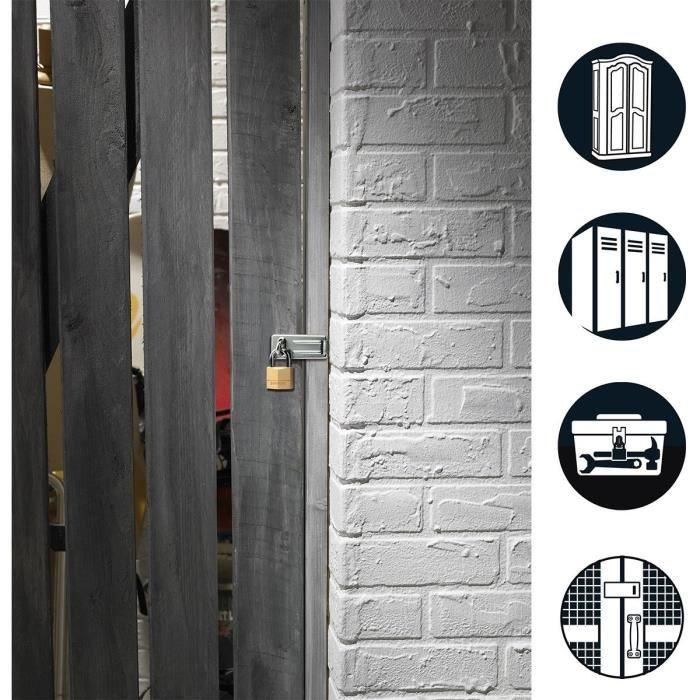 Paquete de candado MASTERLOCK Hasp + 1 Paquete de candado MASTERLOCK Hasp + 1