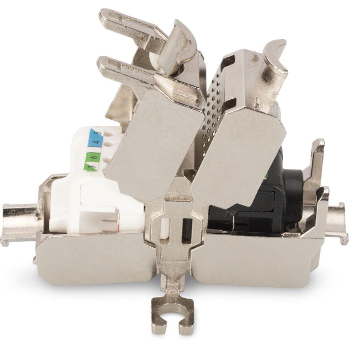 DIGITUS Cat6A CAT-Verbinder 500 MHz für AWG 22-26 geschirmt 4 DIGITUS Cat6A CAT-Verbinder 500 MHz für AWG 22-26 geschirmt 4