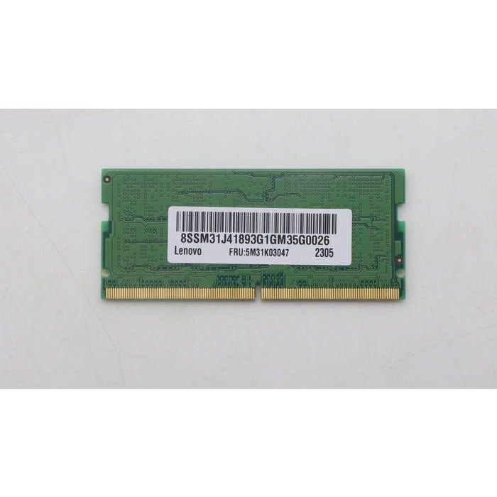 Lenovo DDR5 SODIMM memory module, 16GB capacity, 5600MHz speed, optimized for Lenovo ThinkPad systems, ideal for multitasking. 1 Lenovo DDR5 SODIMM memory module, 16GB capacity, 5600MHz speed, optimized for Lenovo ThinkPad systems, ideal for multitasking. 1