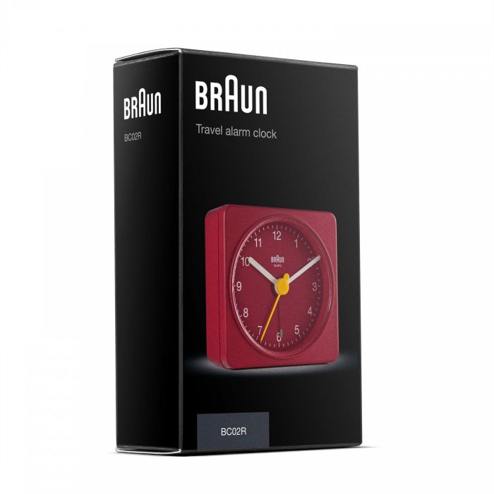 Braun BC 02 R Quarzwecker rot 4