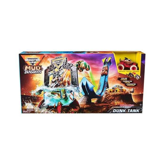 Pista lavadero monster jam de mud bluster. incluye un vehiculo escala 1:64. Pista lavadero monster jam de mud bluster. incluye un vehiculo escala 1:64.