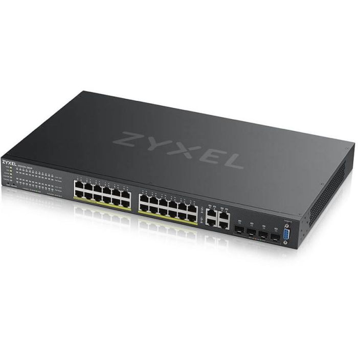Zyxel GS2220-28HP-EU0101F Switch Gestionado L2, 24 Puertos Gigabit Ethernet (10/100/1000), PoE, Negro 3 Zyxel GS2220-28HP-EU0101F Switch Gestionado L2, 24 Puertos Gigabit Ethernet (10/100/1000), PoE, Negro 3