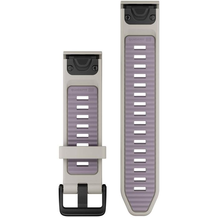 Garmin Ersatzarmband QuickFit 20mm Silikon Nebelgrau/Lavendel 1 Garmin Ersatzarmband QuickFit 20mm Silikon Nebelgrau/Lavendel 1