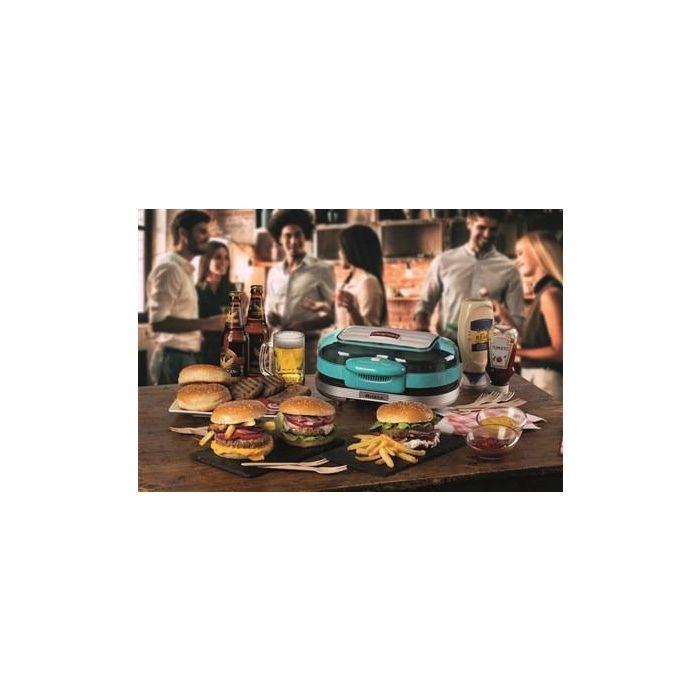 Ariete 205/01 Máquina de Hamburguesas Party Time Azul 8