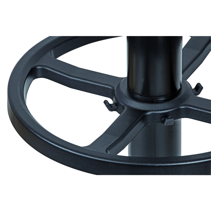 Maul Perchero Metálico 390x1750x390 mm, Negro, 8 Ganchos para Abrigos y Soporte para Paraguas 2