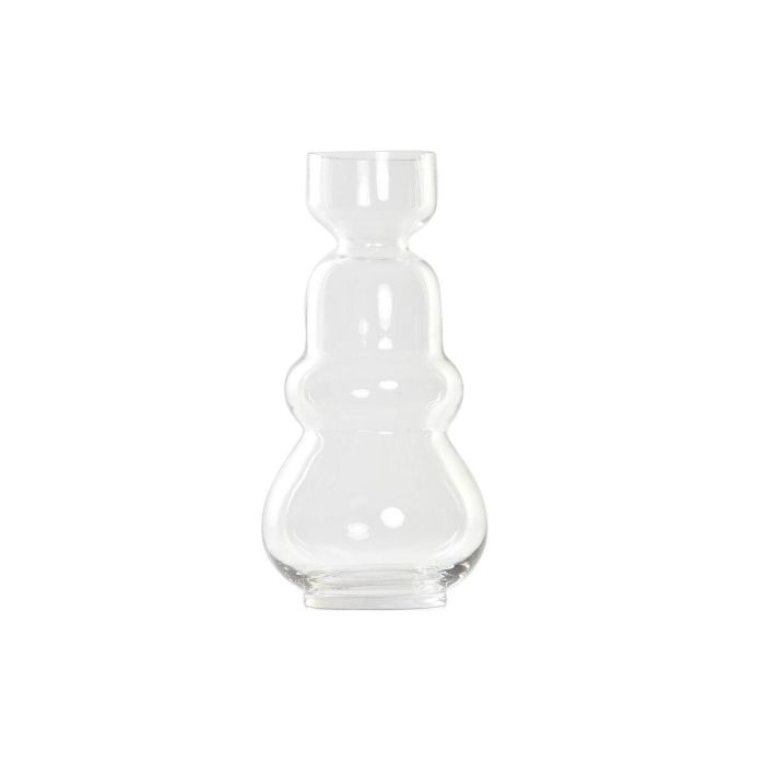 Jarrón DKD Home Decor Cristal Transparente Moderno (14 x 14 x 30 cm) 0 Jarrón DKD Home Decor Cristal Transparente Moderno (14 x 14 x 30 cm) 0