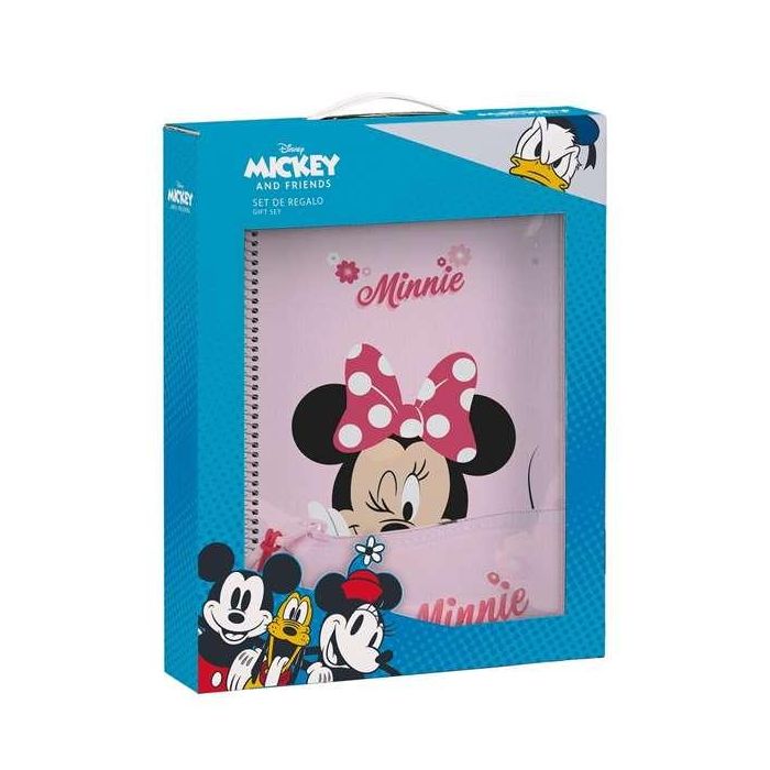 Set de Regalo Minnie Mouse Naive Rosa 2 Piezas