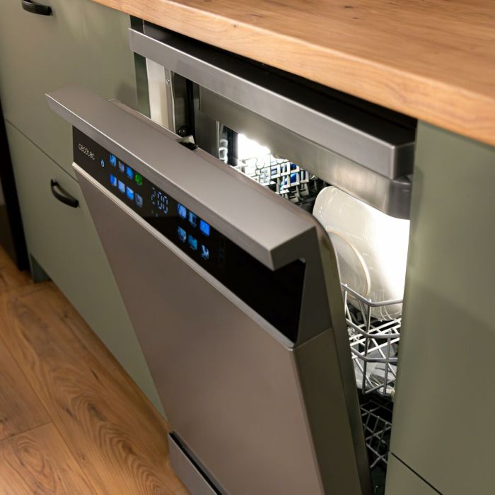 Lavavajillas Cecotec Bolero Aguazero 6700 Inox B 60 cm 3