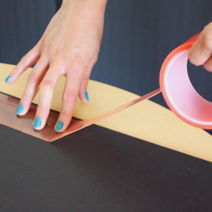 Cinta adhesiva de doble cara - CYANOLIT - Cinta Koltout XXL - 2,5 x 49 mm - Alta adherencia - Discreta y resistente 1 Cinta adhesiva de doble cara - CYANOLIT - Cinta Koltout XXL - 2,5 x 49 mm - Alta adherencia - Discreta y resistente 1