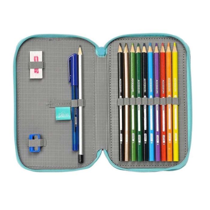 Plumier Doble The Bellies Blanco Morado Turquesa 12.5 x 19.5 x 4 cm (28 piezas) 9 Plumier Doble The Bellies Blanco Morado Turquesa 12.5 x 19.5 x 4 cm (28 piezas) 9