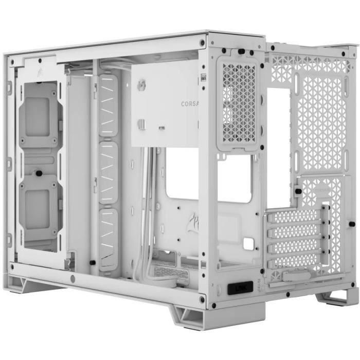 Corsair COR0840006674979 Caja para PC 2500X Vidrio Templado Micro ATX Doble Cámara - Blanco 2