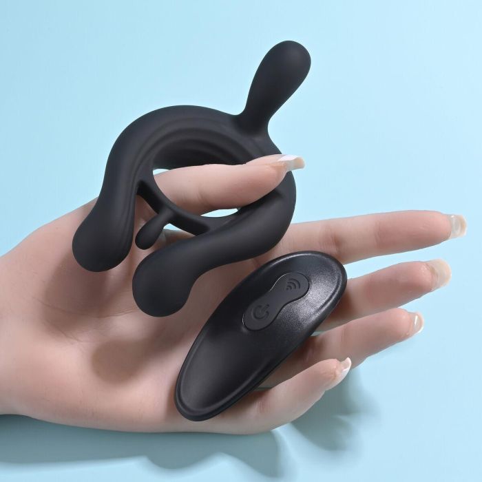 Anillo para el Pene Playboy Playboy Negro 7
