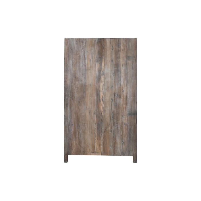 Vitrina Home ESPRIT Blanco Marrón Madera Reciclada 100 x 40 x 180 cm 6