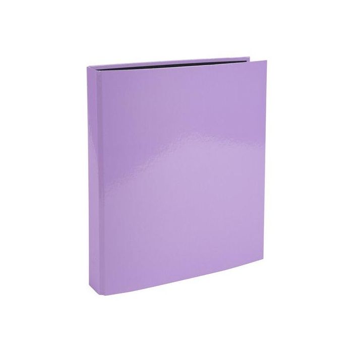 Carpeta De Anillas Exacompta Aquarel Carton Forrado A4 4 An.25Mm Malva