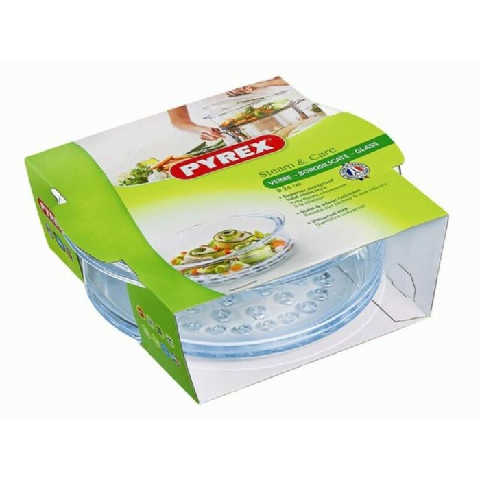 Fuente para Horno Pyrex Steam&Care Transparente Vidrio 1 Fuente para Horno Pyrex Steam&Care Transparente Vidrio 1