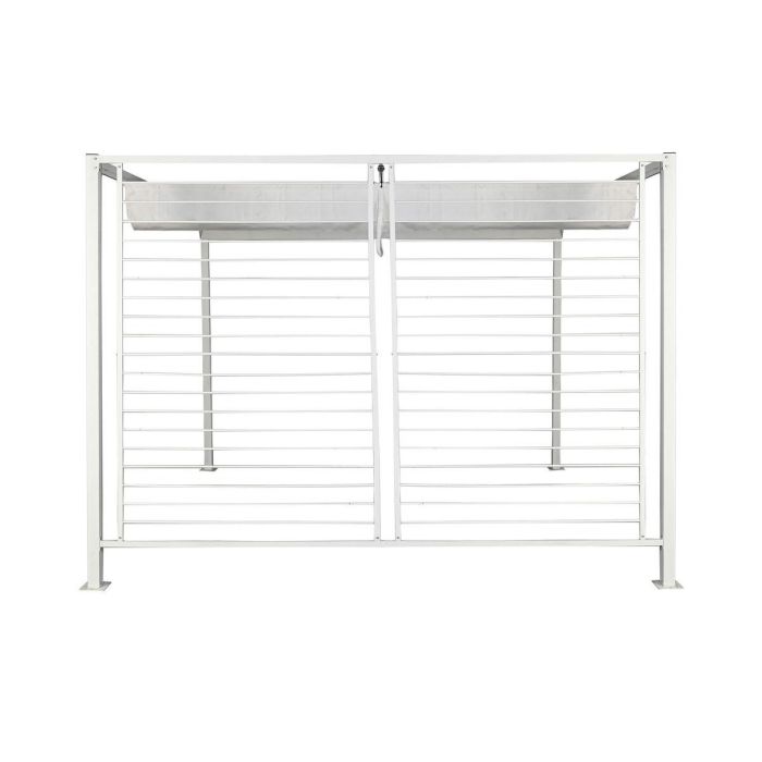 Pergola Terraza Y Jardin DKD Home Decor Blanco 296 x 225 x 296 cm 6