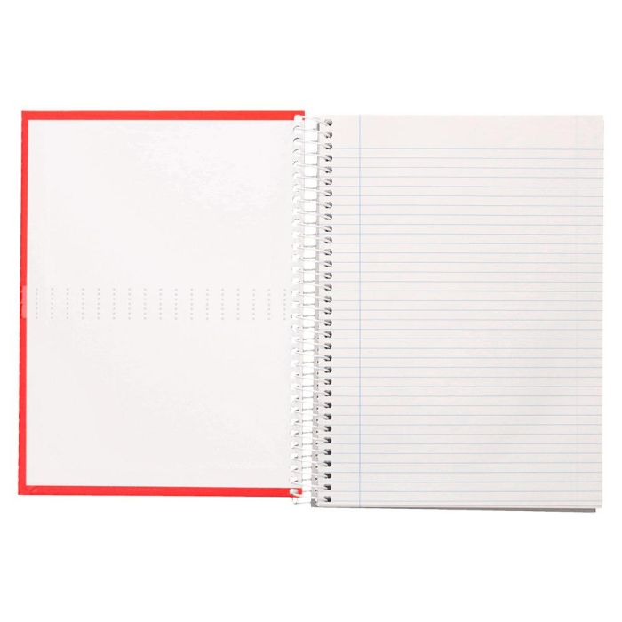 Cuaderno Espiral Liderpapel A4 Crafty Tapa Forrada 80H 90 gr Rayado Horizontal Con Margen Colores Surtidos 5 unidades 5