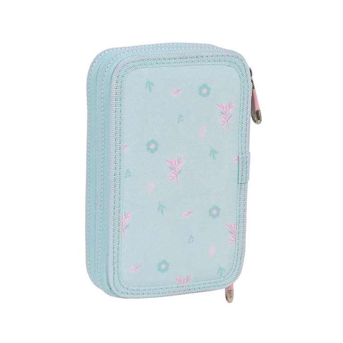 Plumier Doble Moos Garden Turquesa 12.5 x 19.5 x 4 cm (28 piezas) 1 Plumier Doble Moos Garden Turquesa 12.5 x 19.5 x 4 cm (28 piezas) 1
