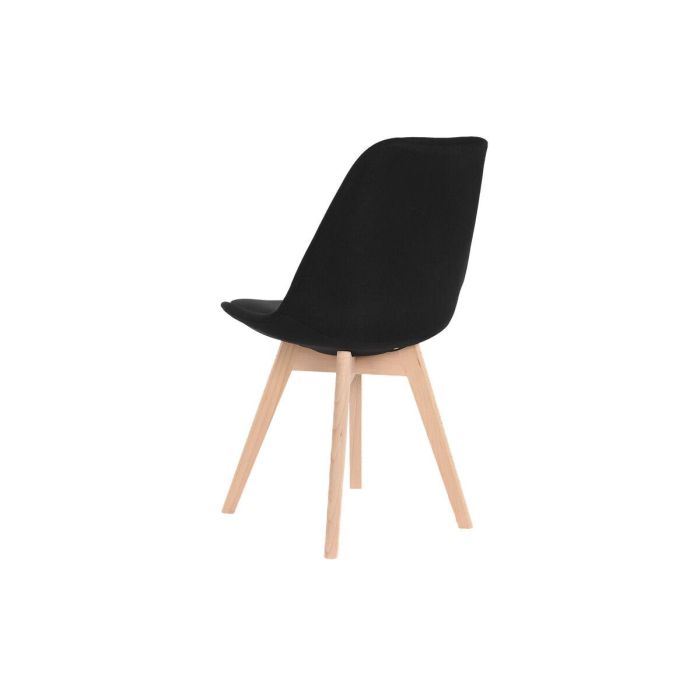 Silla Scandi DKD Home Decor Negro 56 x 83 x 48 cm 5 Silla Scandi DKD Home Decor Negro 56 x 83 x 48 cm 5