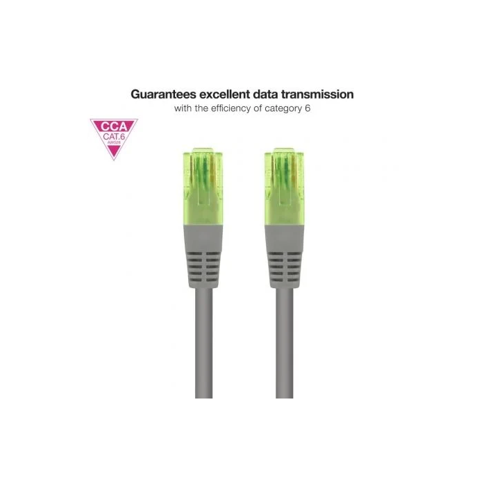NANOCABLE Cable red latiguillo CAT.6 UTP AWG26 CCA 25 cm 2