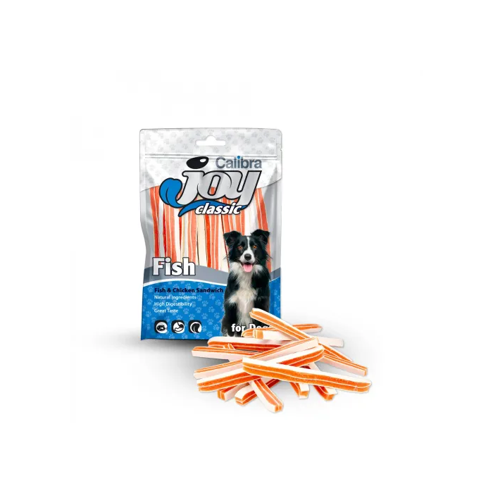 Calibra Joy Dog Classic Snack Perro Sandwich Pescado y Pollo 250 gr