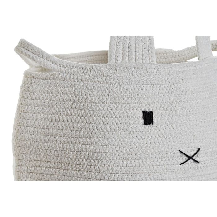 Cesta Ropa Baby DKD Home Decor Blanco 35 x 49 x 35 cm Set de 2 1 Cesta Ropa Baby DKD Home Decor Blanco 35 x 49 x 35 cm Set de 2 1