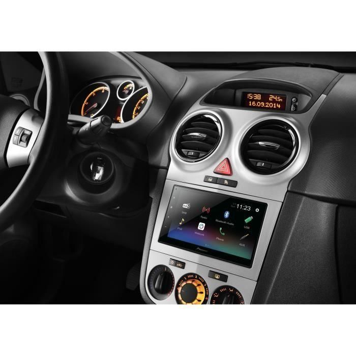 Pioneer DMH-A340DABDAB Autorradio Pantalla Capacitiva 6.8" 2 DIN con Bluetooth, USB, DAB+ 1