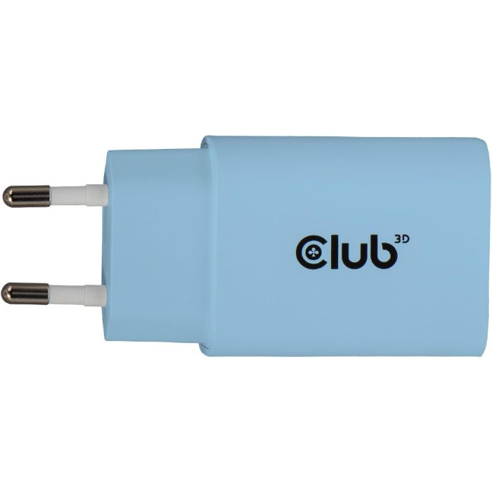 Club3D Lifestyle Ladegerät USB-C 30Watt. 2Stk blau retail 1