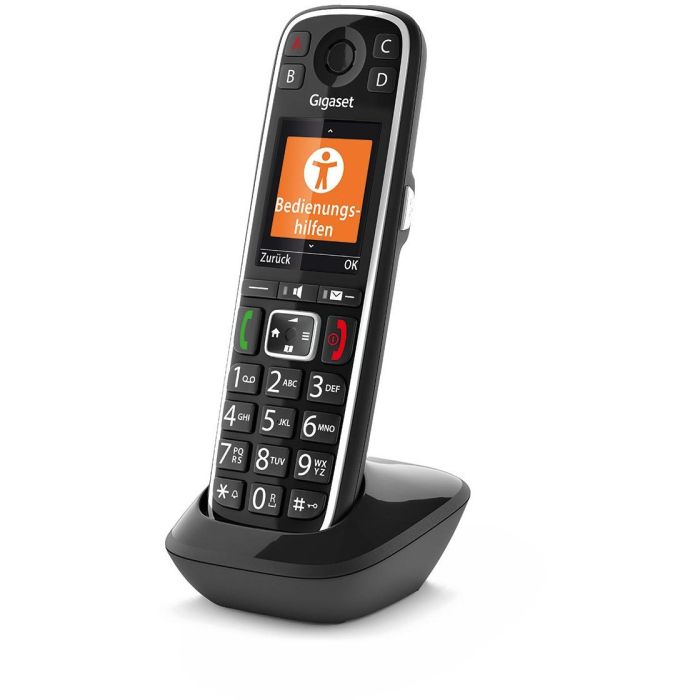 Gigaset E720HX Teléfono DECT/Analógico Inalámbrico con Manos Libres, Identificador de Llamadas, SMS y Color Negro 3 Gigaset E720HX Teléfono DECT/Analógico Inalámbrico con Manos Libres, Identificador de Llamadas, SMS y Color Negro 3