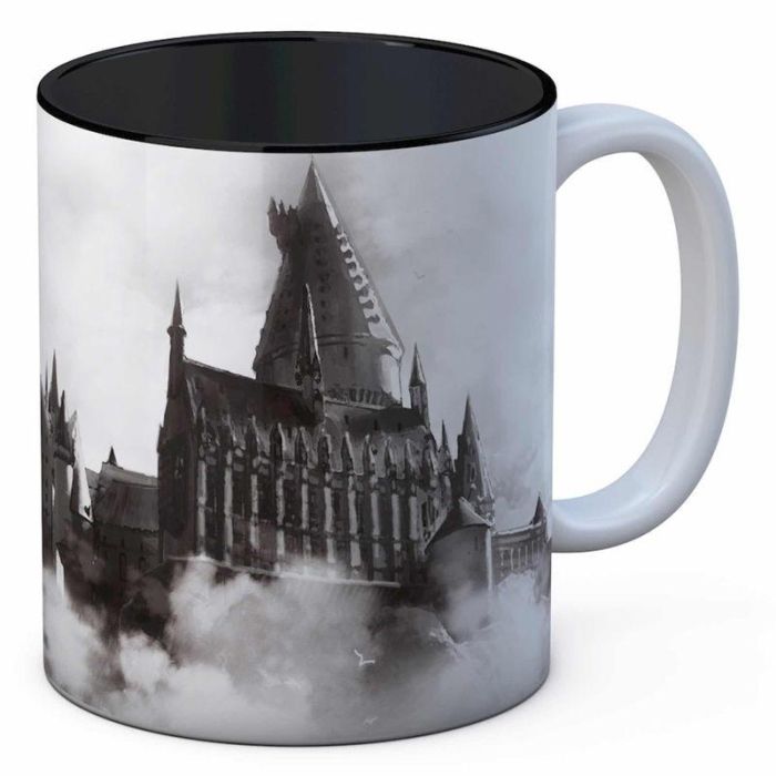 SD TOYS Taza de cerámica Hogwarts Harry Potter con diseño de castillo, ideal para fans de la saga