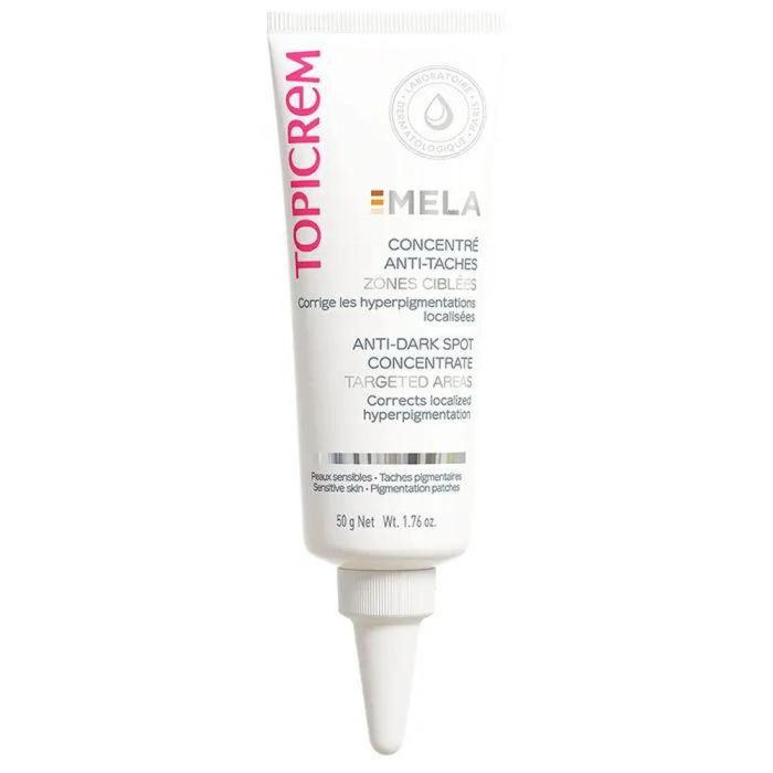 Topicrem MELA Concentrado Antimanchas 50g - Piel Uniforme, Reduce Manchas Oscuras e Hiperpigmentaciones, Hidrata 24h