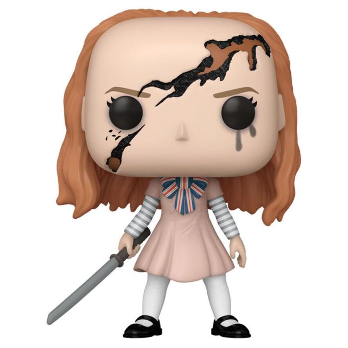 Funko Pop! 80874 M3GAN Battle Damaged, Games Fusion Serie 1. Figura coleccionable de vinilo, diseño robotizado con pintura agrietada, 9,5 cm 0 Funko Pop! 80874 M3GAN Battle Damaged, Games Fusion Serie 1. Figura coleccionable de vinilo, diseño robotizado con pintura agrietada, 9,5 cm 0