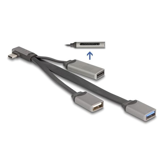 DELOCK 2 Port USB Hub inklusive SD und Micro SD Card Reader mit USB Type-C Anschluss 1 DELOCK 2 Port USB Hub inklusive SD und Micro SD Card Reader mit USB Type-C Anschluss 1