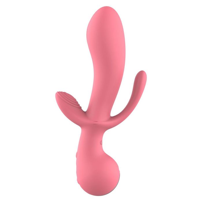 Vibrador clásico Dream Toys Amour Triple Pleasure Rosa 6 Vibrador clásico Dream Toys Amour Triple Pleasure Rosa 6