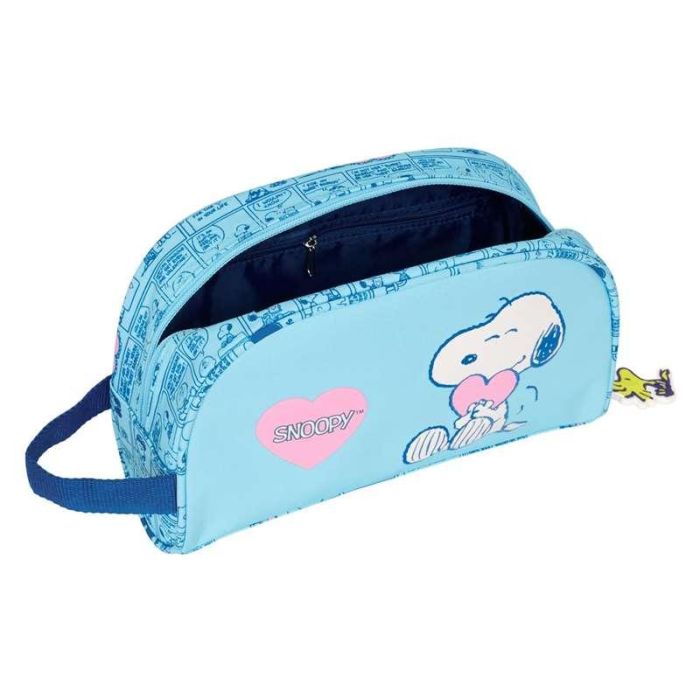 Safta Neceser Adaptable a Carro Snoopy "Love" 26x16x9cm 3