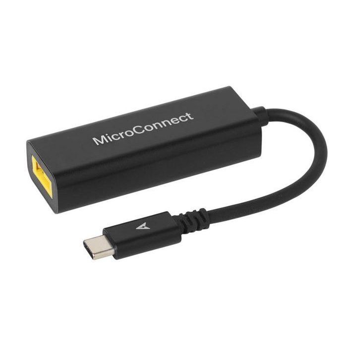MicroConnect USB3.1C-LEN Adaptador USB-C a Lenovo Square. Carga portátiles USB-C con cargador antiguo Lenovo. Power Delivery 5V-20V MicroConnect USB3.1C-LEN Adaptador USB-C a Lenovo Square. Carga portátiles USB-C con cargador antiguo Lenovo. Power Delivery 5V-20V