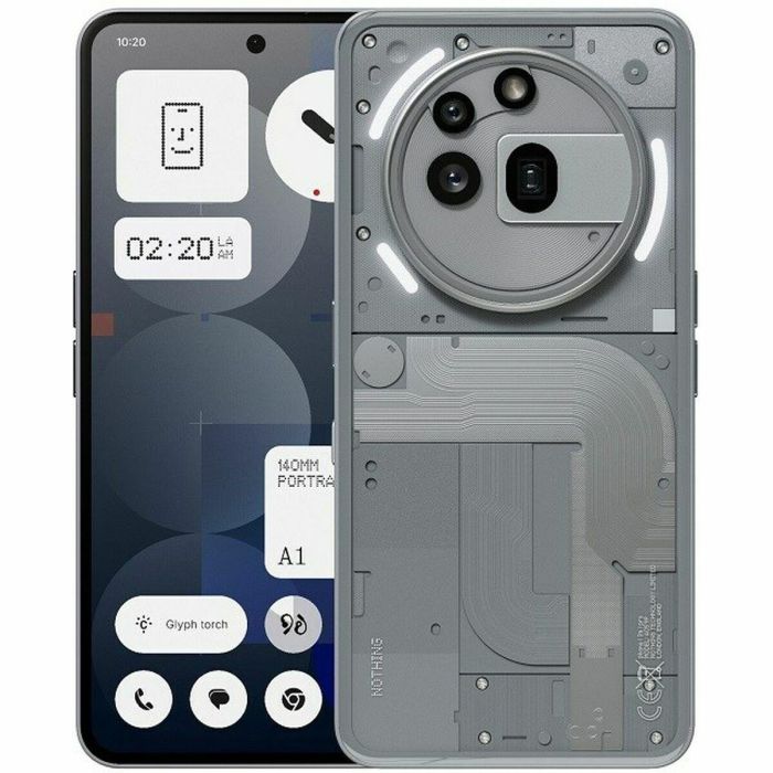 Smartphone Nothing phone A10400167 Octa Core 12 GB RAM 256 GB Gris Smartphone Nothing phone A10400167 Octa Core 12 GB RAM 256 GB Gris