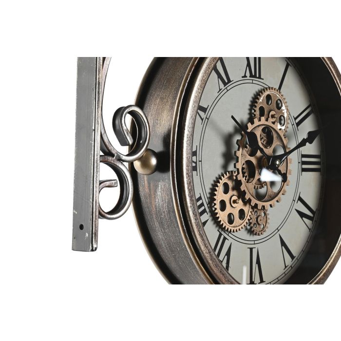 Reloj Pared Loft DKD Home Decor Dorado 31 x 55 x 36 cm 1