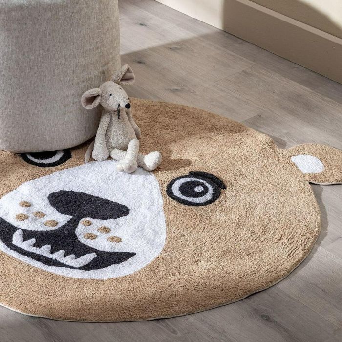 Alfombra Infantil Algodón 100 cm Oso 4